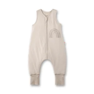 Baby-Schlafsack mit Füßen beige