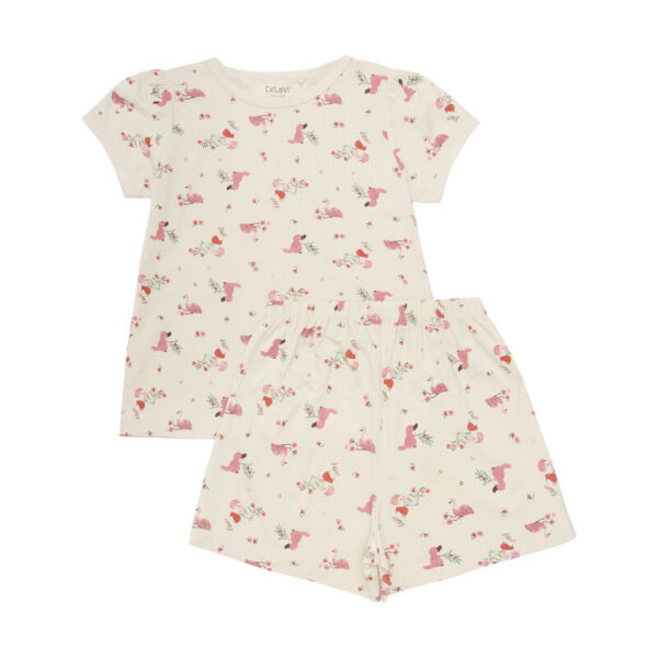 Celavi Pyjama Baumwoll-Viscose Schnabeltier kurz – Bild 5