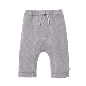 Disana Leinen Strick Hose grau