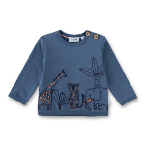Sanetta Pure Sweatshirt Safari Blau