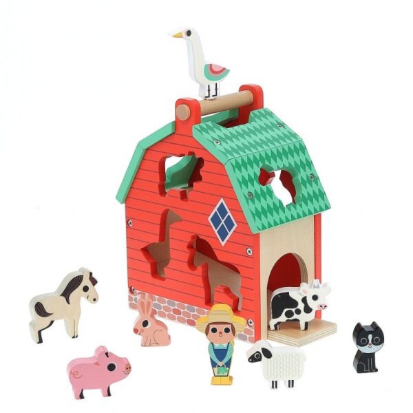 Vilac - Formenpuzzle Bauernhof