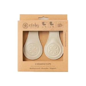 Cloby Magnetclips Leder Beige