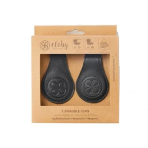 Cloby Magnetclips Leder Black