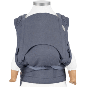 Fidella FlyClick Babytrage Chevron Denim Blue