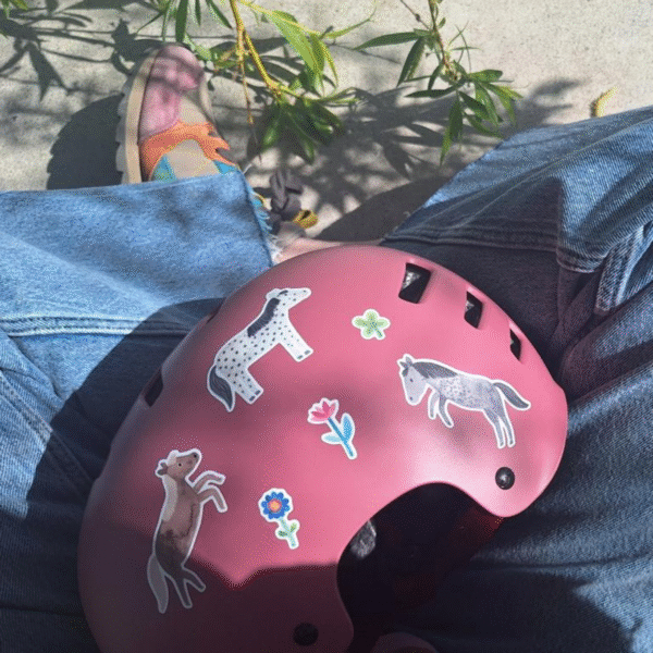 Frau Ottilie spülmaschinenfeste Sticker *Pferde* – Bild 3