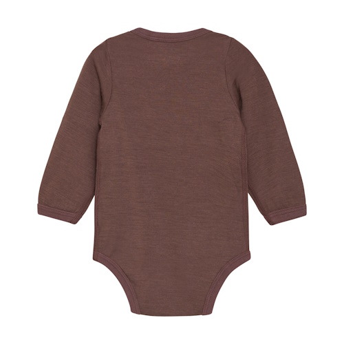 Celavi Bambusviskose Wolle Doubleface Body Marron – Bild 3