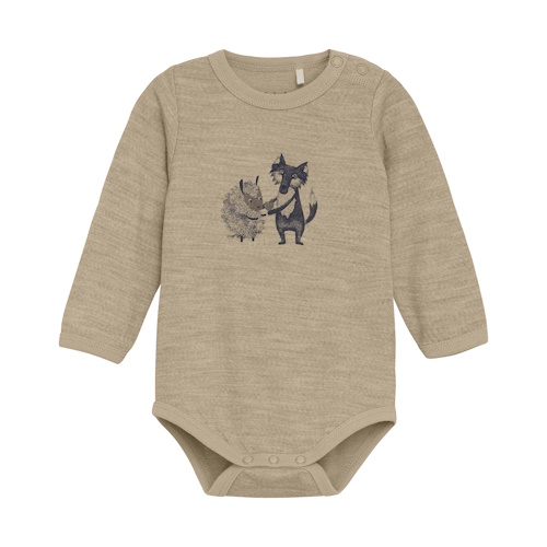 Celavi Bambusviskose Wolle Doubleface Body Savannah Tan