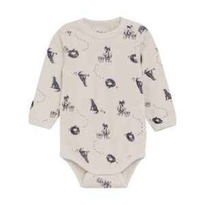 Celavi Bambusviskose Wolle Doubleface Body Wolf