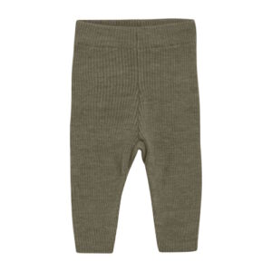 Celavi Strick-Leggings Dusky Green