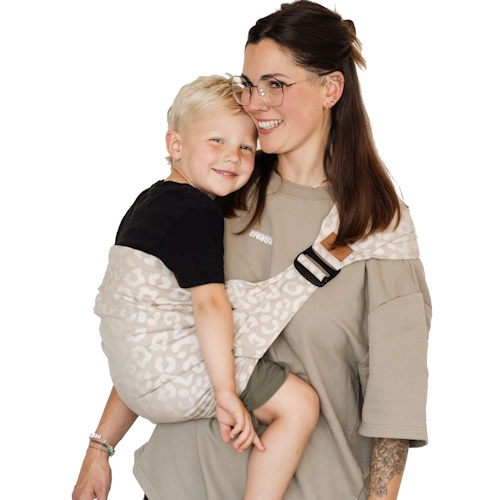 Qookie Go Hüfttrage Leo Beige