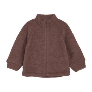 Celavi Wollfleece Jacke Marron