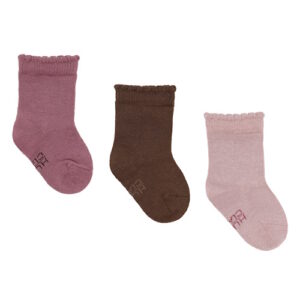 Hust & Claire Woll-Bambus Socken 3-er Pack Pale Mauve