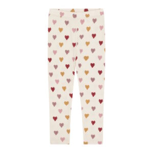 Hust&Claire Woll-Bambus Leggings Heart Puffs