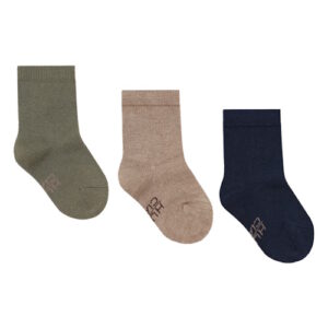 Hust & Claire Woll-Bambus Socken 3-er Pack More Navy