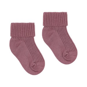 Hust & Claire Woll-Bambus Socken Pale Mauve Doppelpack