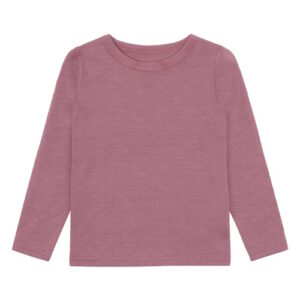 Hust&Claire Wolljersey Langarmshirt Pale Mauve