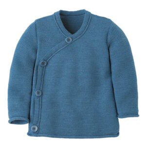 Disana Baby-Jacke Taubenblau