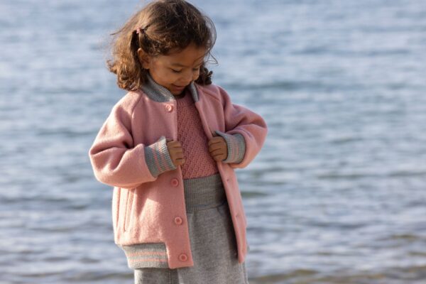 Disana College Jacke soft pink – Bild 2