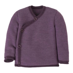 Disana Melange-Jacke Flieder-Aubergine