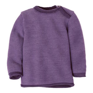 Disana Melange Pullover Aubergine-Flieder