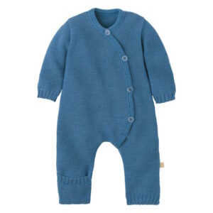 Disana Strick-Overall taubenblau