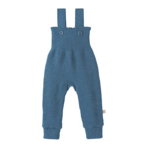 Disana Strick-Trägerhose Taubenblau