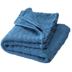 Disana Babydecke taubenblau