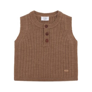 Hust & Claire Woll Strick Pullunder Coca Mocha