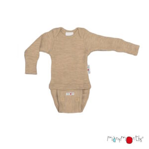 Manymonths Body/Shirt langarm Driftwood Taupe