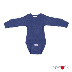 Manymonths Body/Shirt langarm Twilight Blue