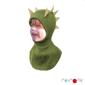 ManyMonths Dino Mütze Garden Moss Green