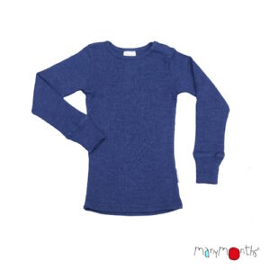 Manymonths Long Sleeve Shirt Garden Twilight Blue