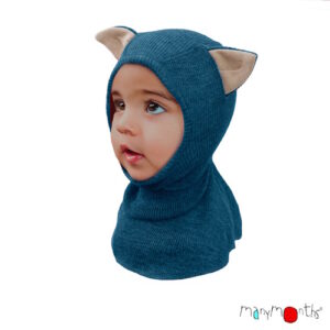ManyMonths Kitty Ears Mütze Seabreeze Teal
