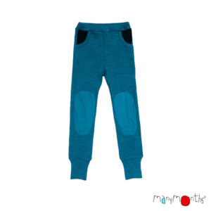 Manymonths Woll-Trainerhose Seabreeze Teal