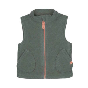 Pure Pure Wollwalk Weste salbei