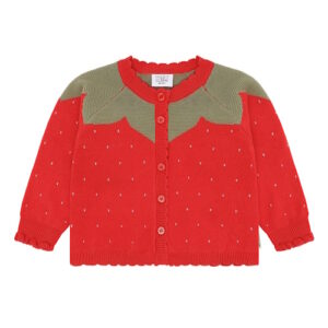 Hust & Claire Strickjäckchen Erdbeere