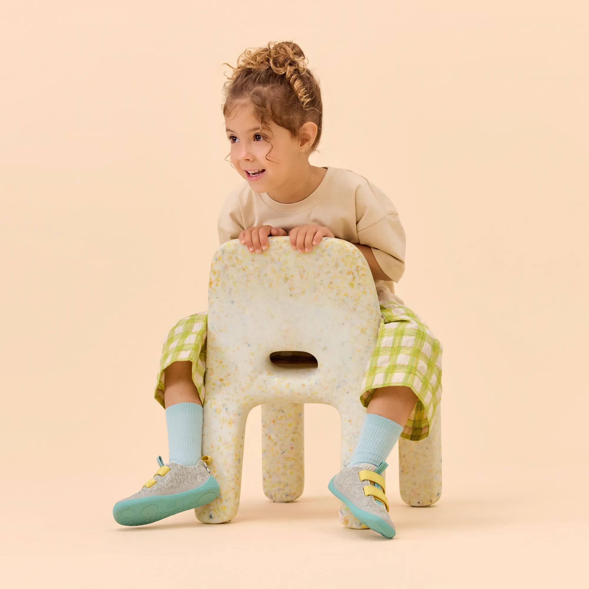 Affenzahn Halbschuh Knit Happy Nashorn – Bild 2