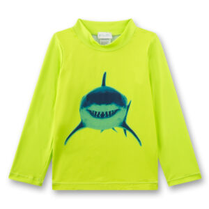 Bade UV Shirt langarm neon-gelb Hai