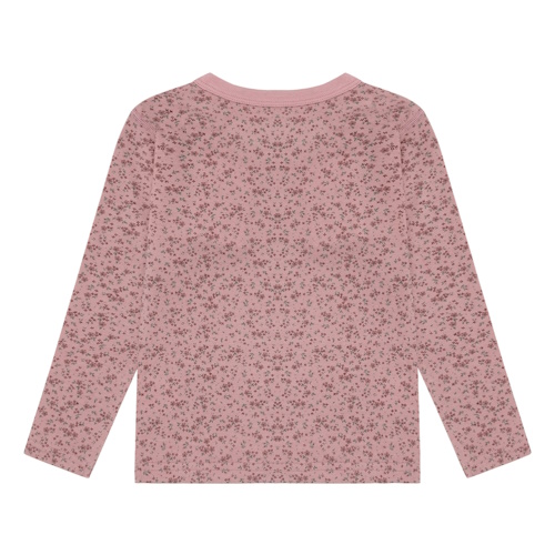 Hust&Claire Woll-Bambus Langarmshirt Blumen beere – Bild 3