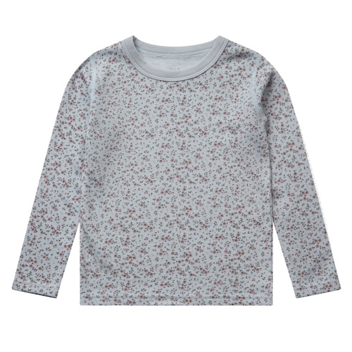 Hust&Claire Woll-Bambus Langarmshirt Blumen