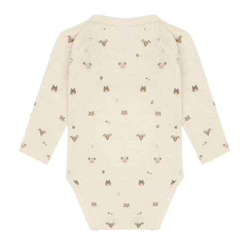 Hust & Claire Wolle-Bambus Wickelbody Forest Off White – Bild 3