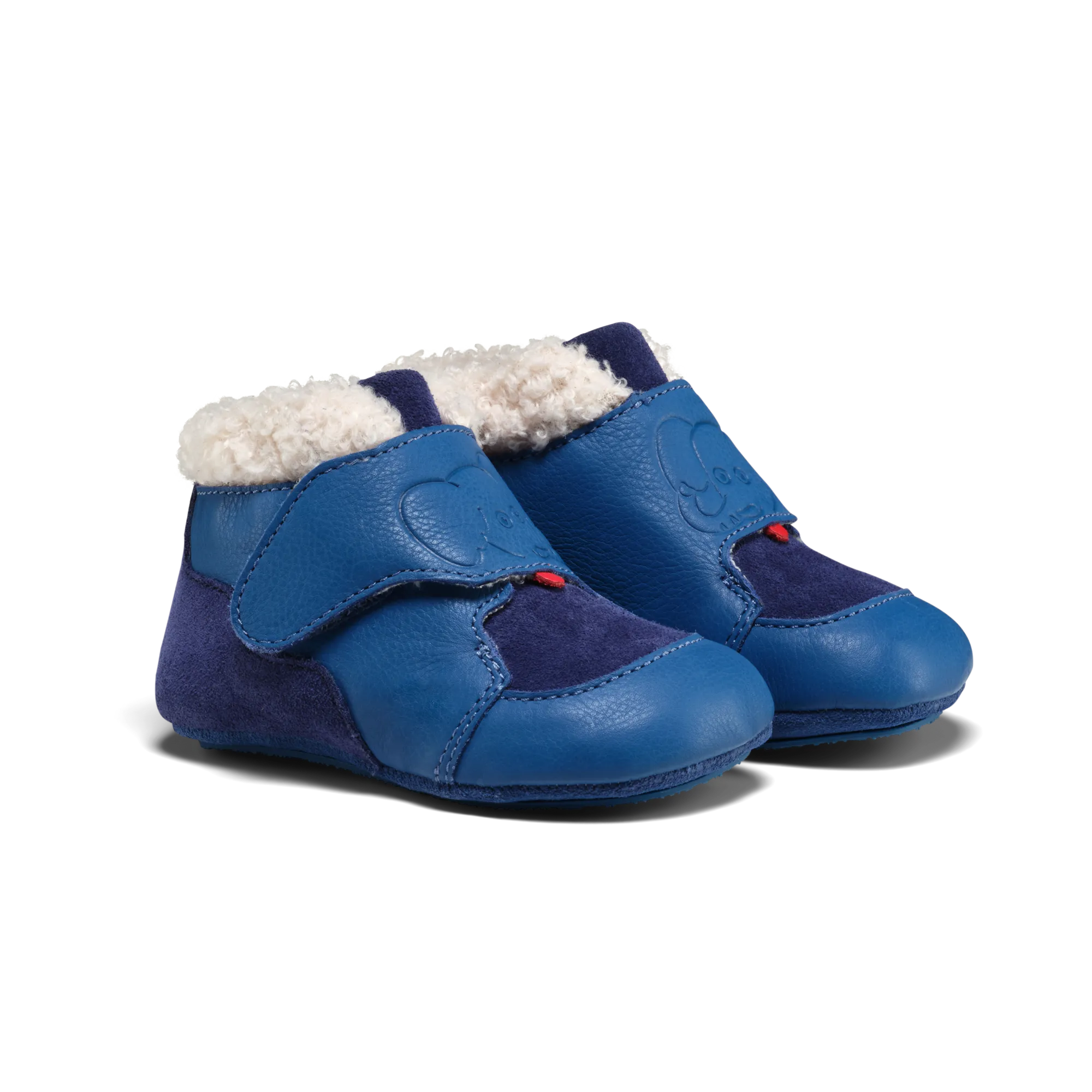 Krabbelschuh Leder Growy Elefant