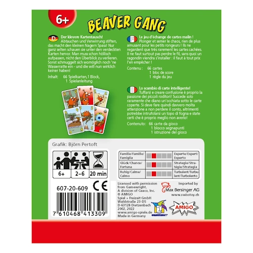 Beaver Gang - Kartenspiel ab 6 Jahren – Bild 2