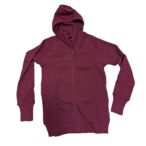 MaM Hooded Zip Cardigan Wild Pomegranate