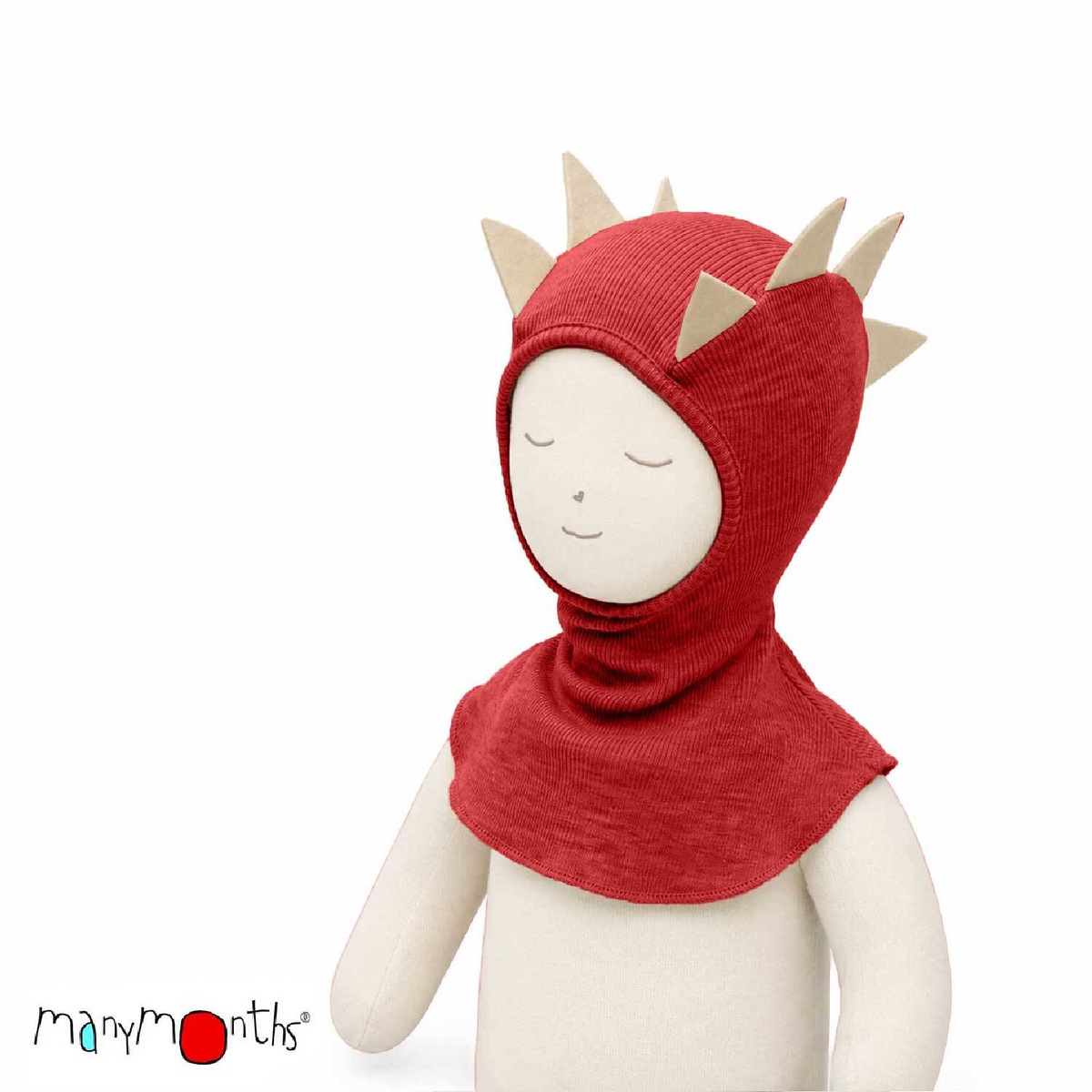 ManyMonths Dino Mütze Aurora Red