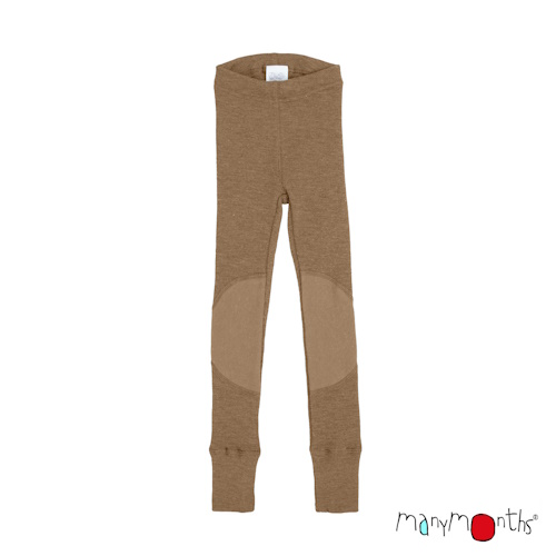 Manymonths Woll-Leggings Callisto Moon mit Knee Patches