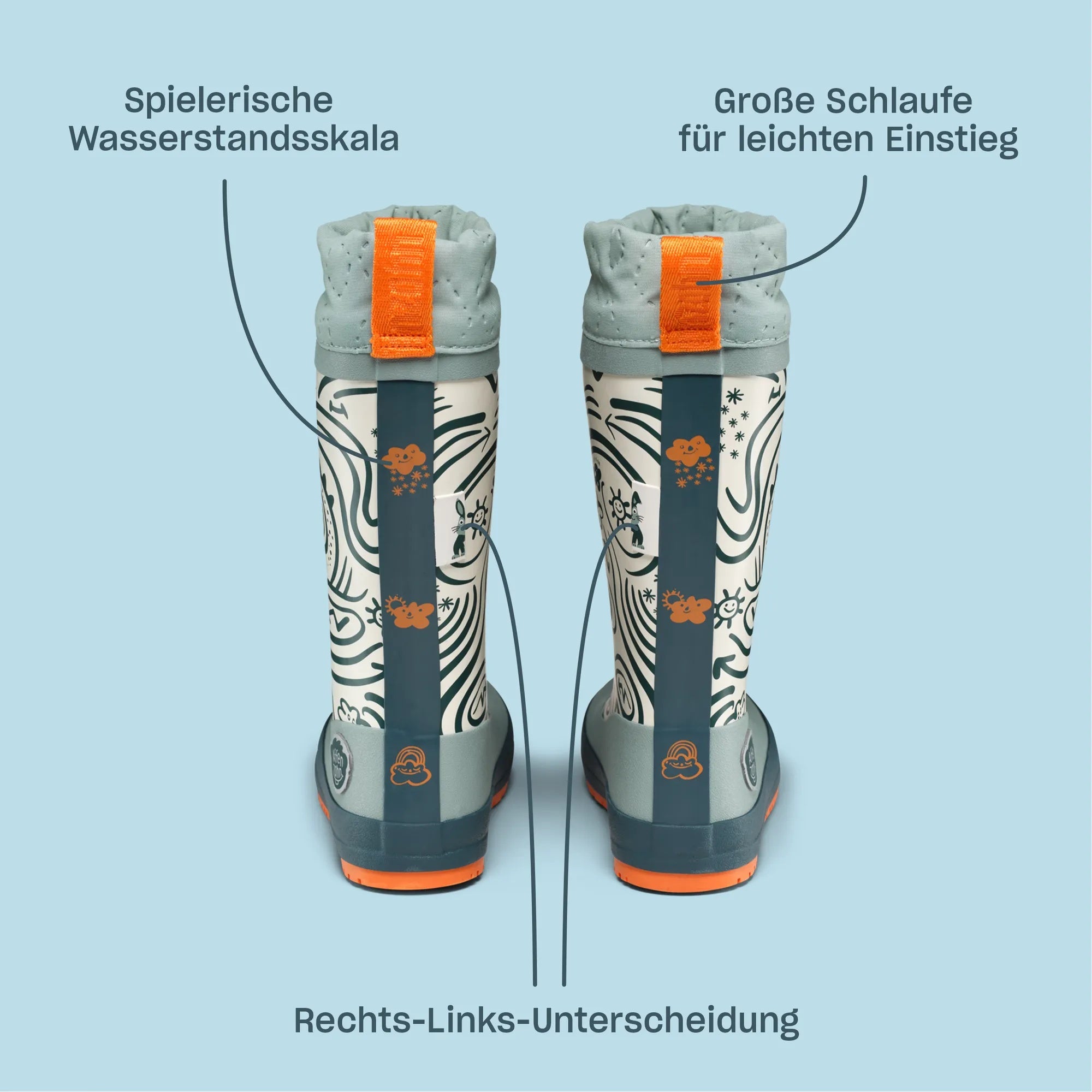 Gummistiefel Vegan Puddly Paradiesvogel – Bild 13